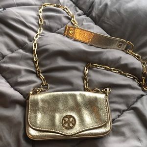 Tory Burch Gold Crossbody